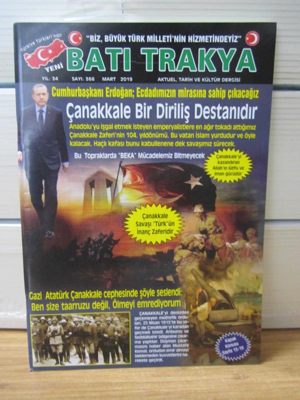 Yeni Batı Trakya Dergisi - Sayı 378 - Mart 2020
