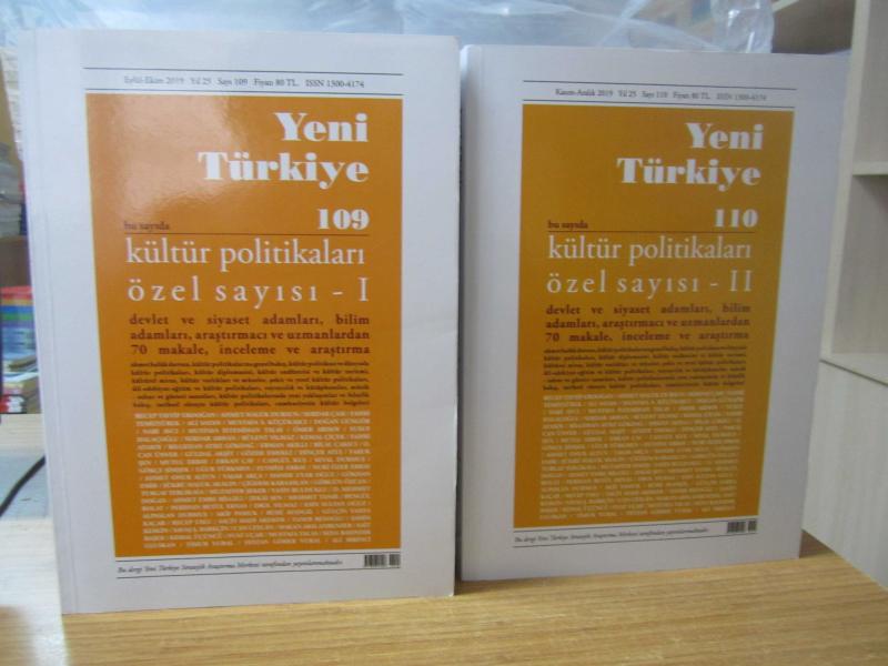YENİ TÜRKİYE - Sayı 109 & Sayı 110 TAKIM - Eylül-Aralık 2019 [ Kültür Politikaları Özel Sayısı I-II ] Yeni Türkiye Stratejik Araştırma Merkezi