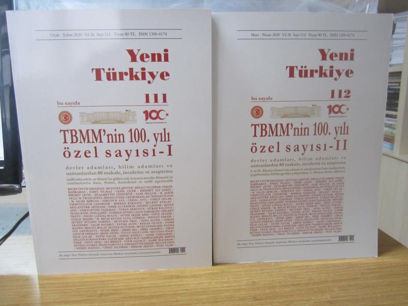YENİ TÜRKİYE - Sayı 111 & Sayı 112 TAKIM - Ocak-Nisan 2020 [ TBMM'nin 100.Yılı Özel Sayısı I-II ] Yeni Türkiye Stratejik Araştırma Merkezi