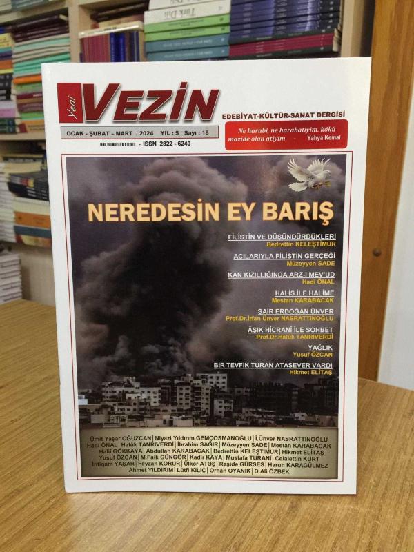 Yeni VEZİN Dergisi - Sayı 18 - Ocak Şubat Mart 2024
