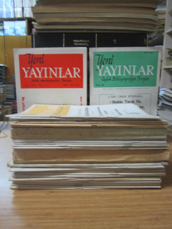 Yeni Yayınlar Aylık Bibliyografya Dergisi - 1956'den 1980'e Kadar 47 Farklı Sayı Mevcut (Sayılar Açıklamada)