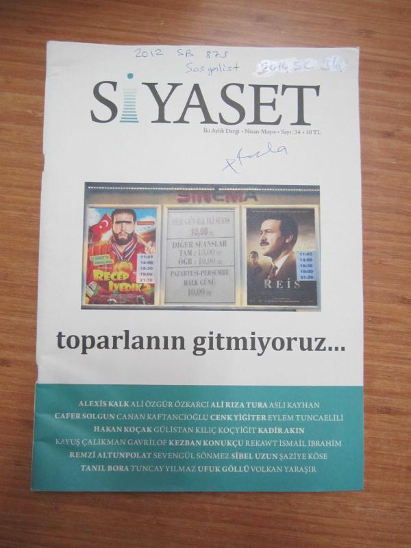 Yeniden Kuruluş için Siyaset - Sayı 34