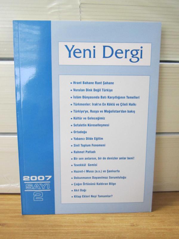 Yeniden YENİ DERGİ - Sayı 3 - Yıl 2008