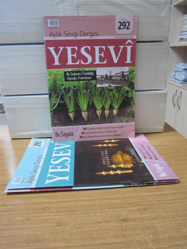 YESEVİ Aylık Sevgi Dergisi - 2018 Yılı 4 Sayı TAKIM (Sayılar: 292-293-299-300)