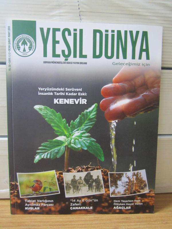 YEŞİL DÜNYA TMMOB Orman Mühendisleri Odası - Yıl 56 - Sayı: 1-2-3 - Ocak Şubat Mart 2019
