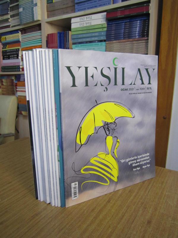 Yeşilay Dergisi - 2021 Yılı Tüm Sayılar TAKIM (Sayılar: 1044-1055 ve Arası Mevcut)