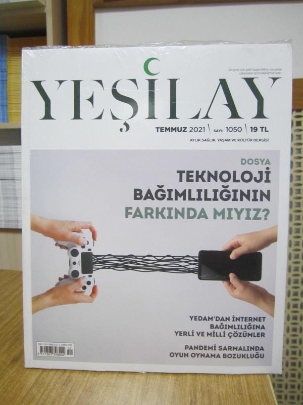 Yeşilay Dergisi - Sayı 1050 - Temmuz 2021 [ Dosya: Teknoloji Bağımlılığının Farkında Mıyız? ]