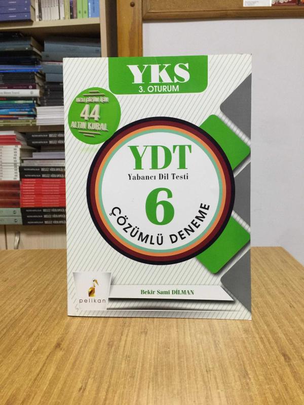 YKS 3.Oturum YDT 6 Çözümlü Deneme Pelikan Yayınevi