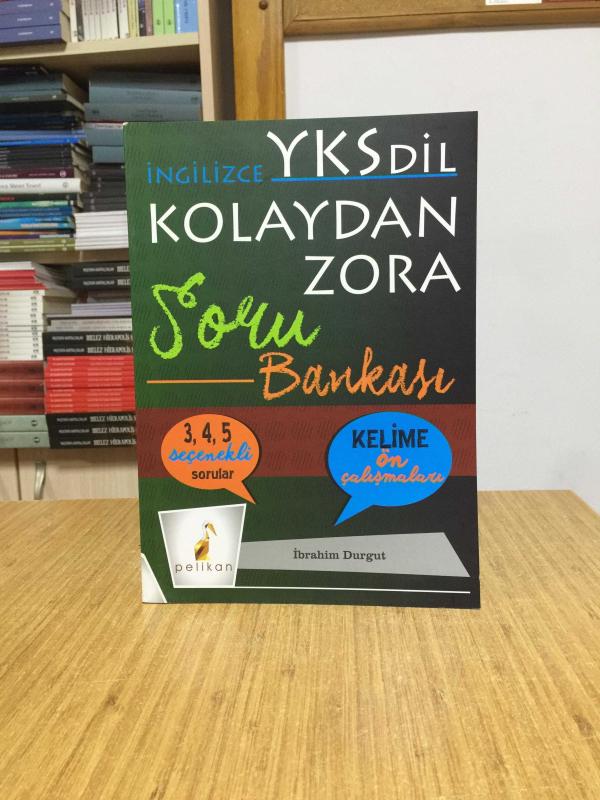 YKS Dil İngilizce Kolaydan Zora Soru Bankası Pelikan Yayınları