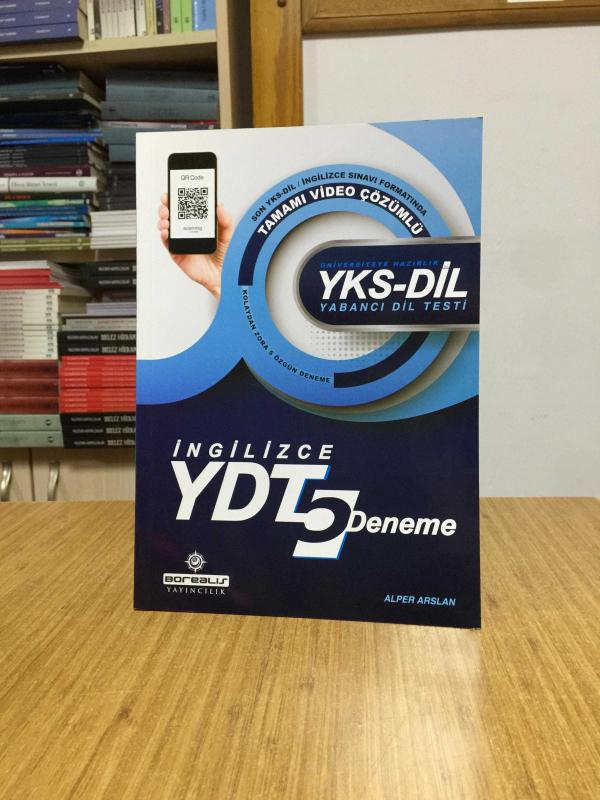 YKS Dil İngilizce Video Çözümlü 5 Deneme Borealis Yayınları