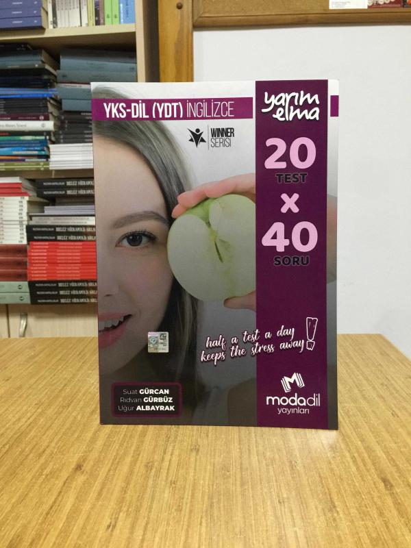 YKS Dil (YDT) İngilizce Yarım Elma 20x40 Mini Test Modadil Yayınları