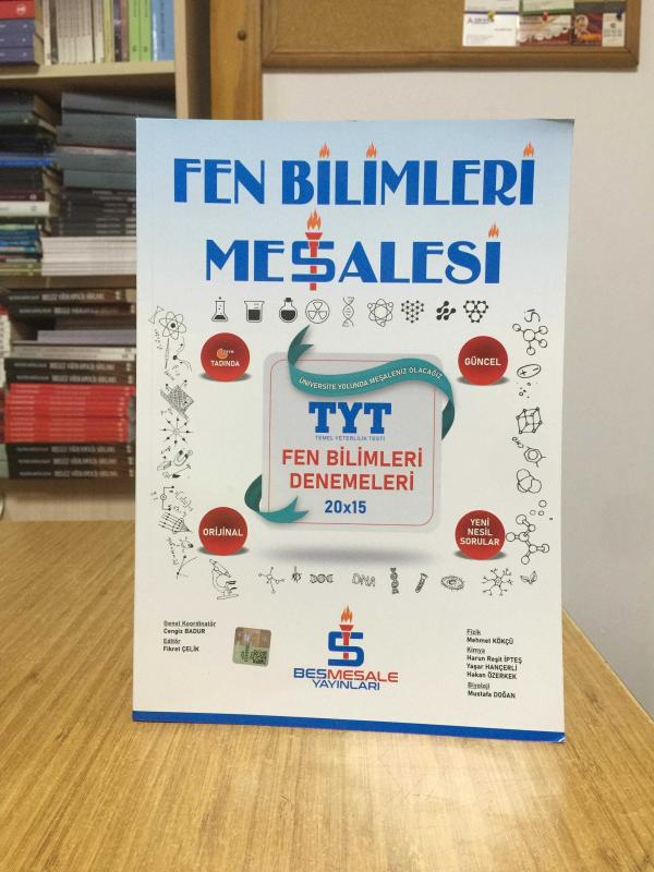 YKS TYT Fen Bilimleri Meşalesi 20x15 Deneme Beş Meşale Yayınları