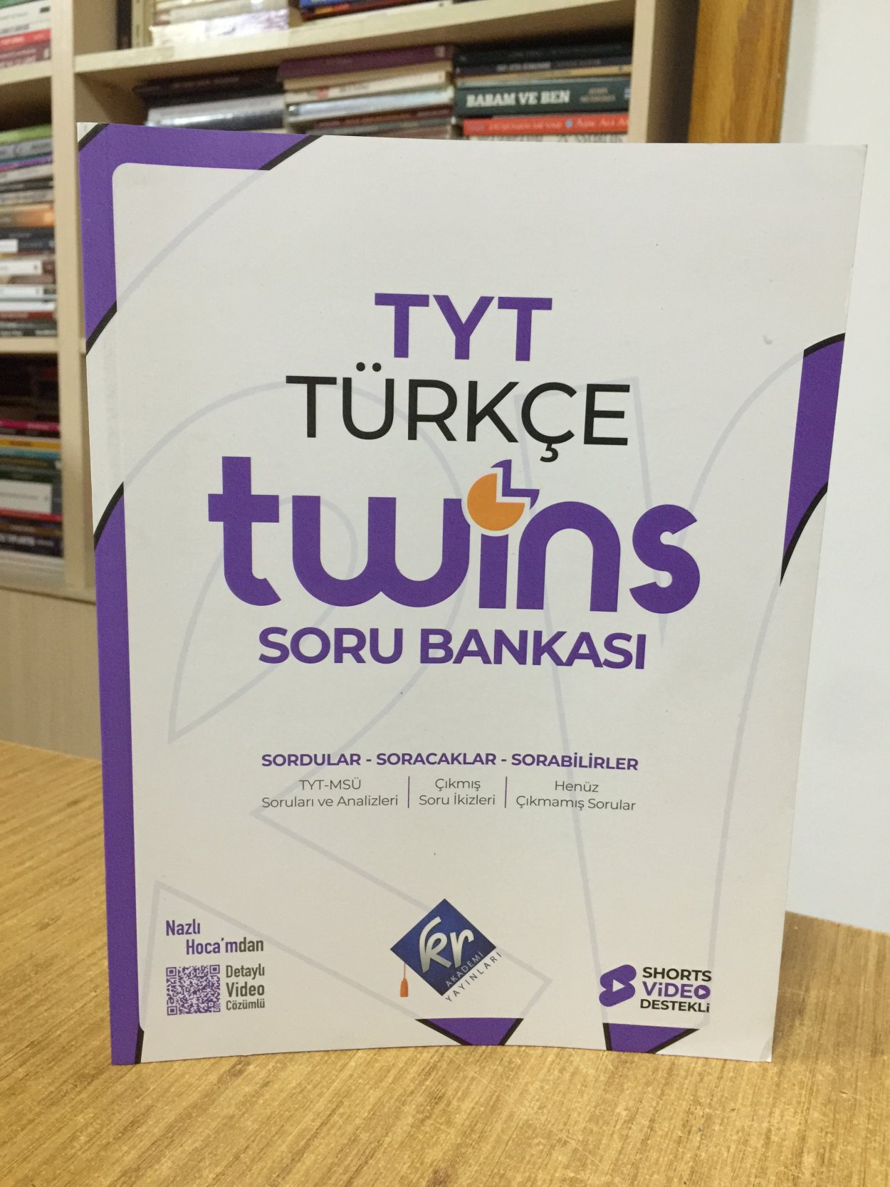 YKS TYT Türkçe Twins Soru Bankası Çözümlü KR Akademi