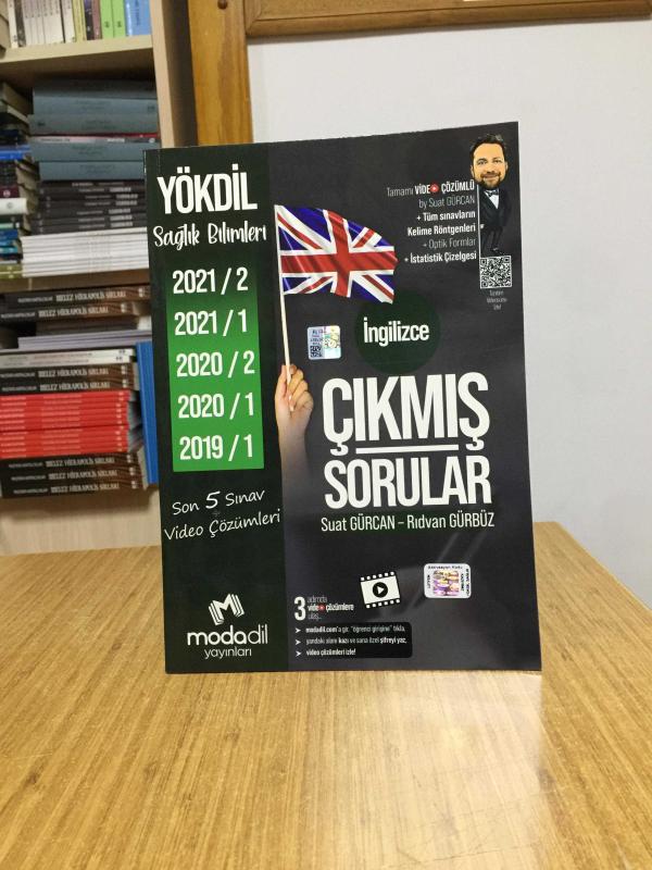 YÖKDİL SAĞLIK BİLİMLERİ Çıkmış Sorular (2019-2020-2021) Tamamı Video Çözümlü Modadil Yayınları