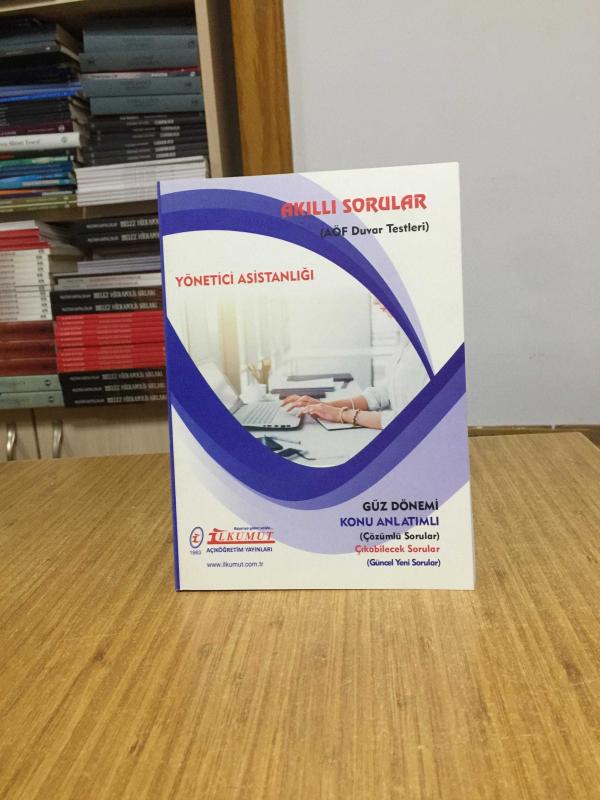 Yönetici Asistanlığı Akıllı Sorular AÖF Duvar Testleri / İlkumut Açıköğretim Yayınları