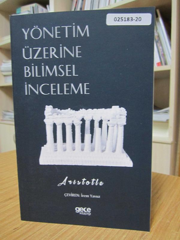 Yönetim Üzerine Bilimsel İnceleme - Aristoteles