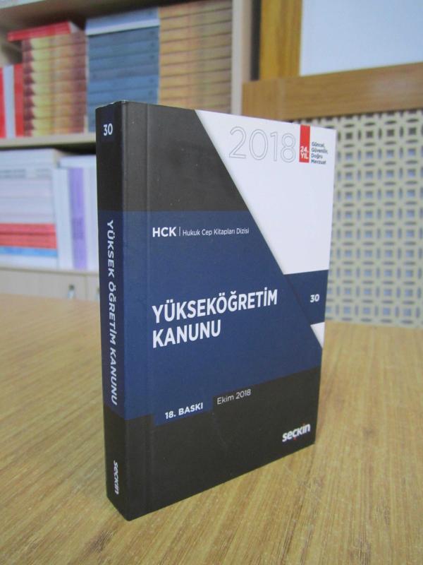 Yükseköğretim Kanunu 2018 / Seçkin Yayıncılık [18.Baskı] HCK Hukuk Cep Kitapları Dizisi 30